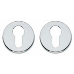 Intersteel cilinderrozetten verdekt ø49x7mm chroom