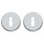 Intersteel sleutelrozetten verdekt ø49x7mm chroom mat