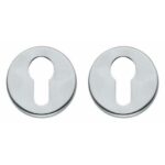 Intersteel cilinderrozetten verdekt ø49x7mm chroom mat