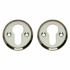 Intersteel cilinderrozetten ø50x5mm nikkel