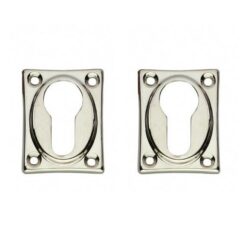 Intersteel cilinderrozetten 47x37x5mm nikkel