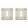 Intersteel Sleutelrozetten 38x38x5mm nikkel mat