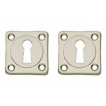 Intersteel Sleutelrozetten 38x38x5mm nikkel mat