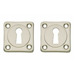 Intersteel Sleutelrozetten 38x38x5mm nikkel mat