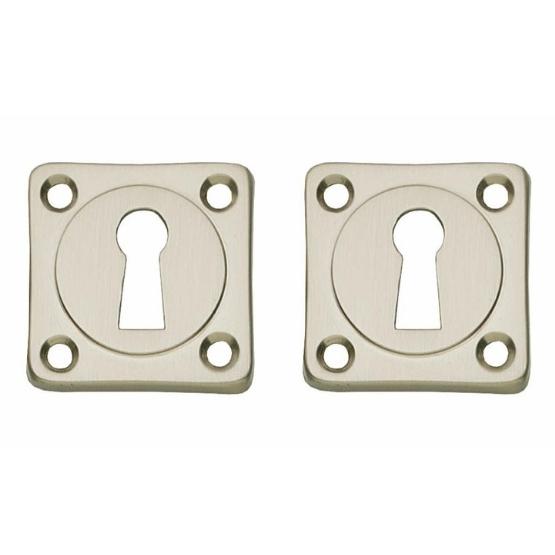 Intersteel Sleutelrozetten 38x38x5mm nikkel mat