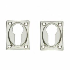 Intersteel cilinderrozetten 47x37x5mm nikkel mat