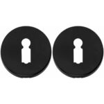 Intersteel sleutelrozetten verdekt ø49x7mm zwart