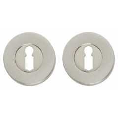 Intersteel sleutelrozetten verdekt ø50x8mm nikkel mat