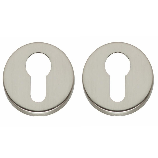 Intersteel cilinderrozetten verdekt ø49x7mm nikkel mat