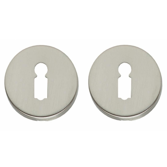 Intersteel sleutelrozetten verdekt ø49x7mm nikkel mat