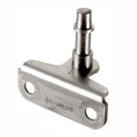 Stelpen voor raamuitzetter AXA rvs L vorm