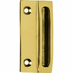 Intersteel Sluitplaat + kom Ferraro 70x30 messing gelakt