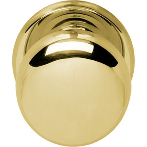 Intersteel voordeurknop zwaar 80/75 messing ongelakt