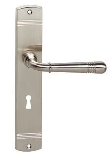 Intersteel deurkruk Helena op schild SL72 nikkel mat