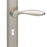 Intersteel deurklink George op langschild SL72 nikkel mat