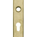 Intersteel renovatie kortschild PC55 messing getrommeld