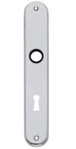 Langschild ovaal SL72 chroom