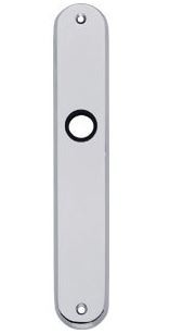 Intersteel Langschild ovaal WC72/8 chroom