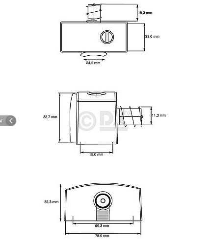 DX Oplegslot smal met cilinderslot SKG1® zilver grijs - Afbeelding 2