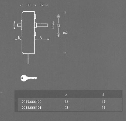 Intersteel Slotconstructie tbv raamkruk rvs - Afbeelding 2