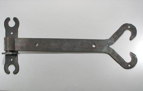 Gesmeed scharnier 45 cm.