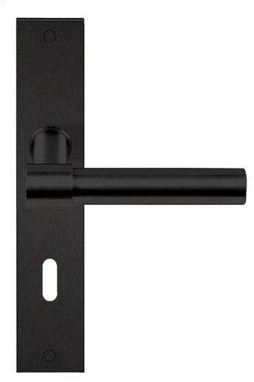Deurklink op schild sleutelgat PIET BOON PBL20XLP236 SL56 mat zwart