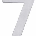 Intersteel huiscijfer 7 150mm breed rvs