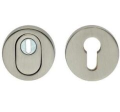 Intersteel SKG3 Veiligheid-rozet + kerntrekbeveiliging nikkel mat