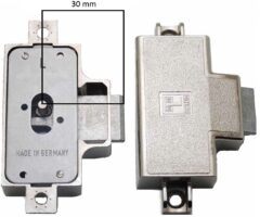 MLM Goldin Spanjoletslot 30 mm Links Vernikkeld