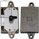 Meubelslot 20 mm rechts brons