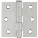 AXA Ongelagerd scharnier 63x63x2 met losse pen RVS