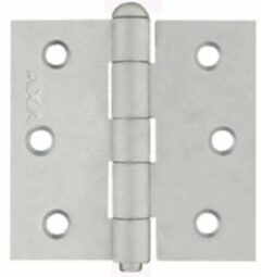 AXA Ongelagerd scharnier 63x63x2 met losse pen RVS