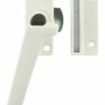 AXA Raamsluiting Met Nok en Drukknop Links Wit