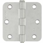 AXA Scharnier 76x76x2 met afgeronde hoeken 1105 RVS