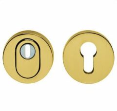 Intersteel SKG3 Veiligheid-rozet + kerntrekbeveiliging messing ongelakt