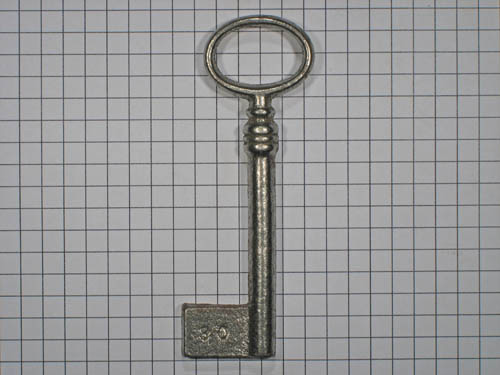 Sleutel gietijzer met gat 80 mm