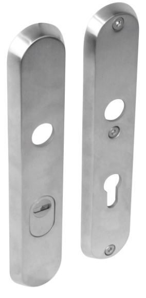 Intersteel Veiligheidsschilden PC72 met kerntrek beveiliging kruk/kruk SKG3 RVS