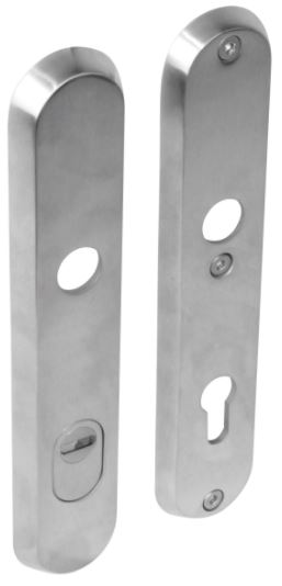 Intersteel Veiligheidsschilden PC92 met kerntrek beveiliging kruk/kruk SKG3 RVS