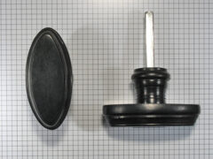 Set deurkrukken ebbenhout