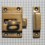 Raamknip, brons antiek