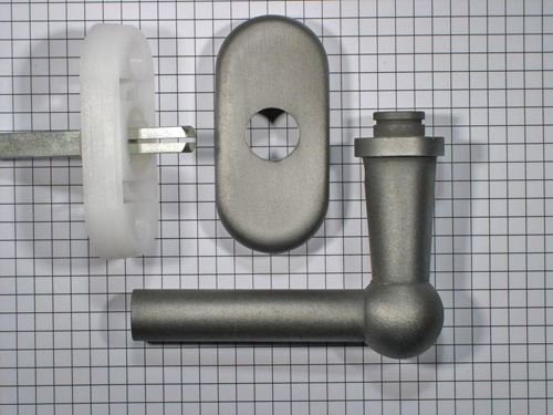 Raamkruk L draai kiep, ijzer mat