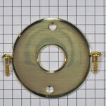 Rozet voor deurkruk, messing