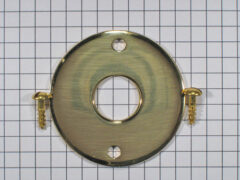 Rozet voor deurkruk, messing