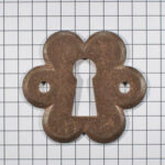 Sleutelplaat ijzer geroest