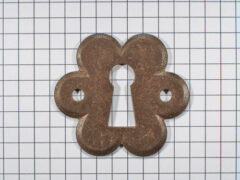 Sleutelplaat ijzer geroest