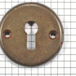 Sleutelplaat ijzer geroest