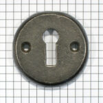 Sleutelplaat ijzer blank