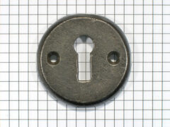 Sleutelplaat ijzer blank