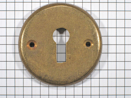 Sleutelplaat messing antiek