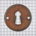 Sleutelplaat ijzer geroest